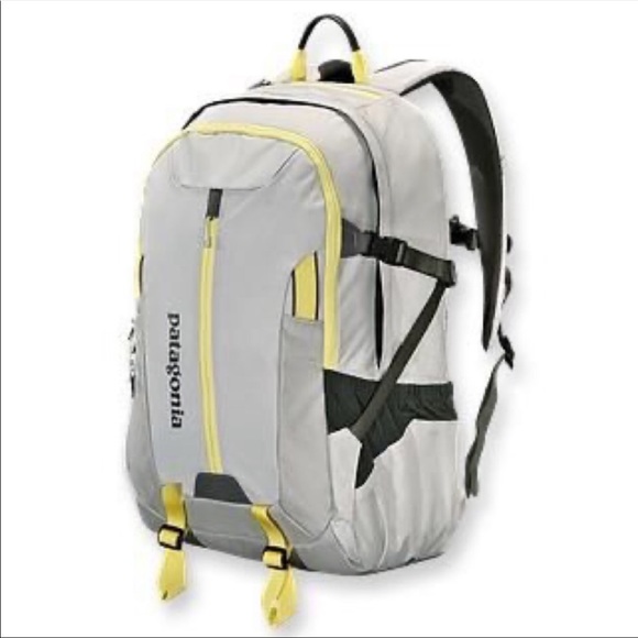 yellow patagonia backpack
